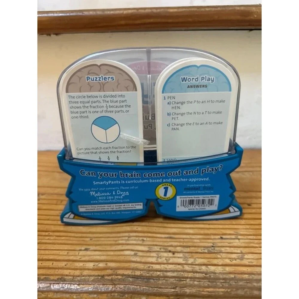 Melissa and Doug first grade trivia card game